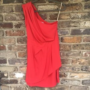 BCBG One-Shoulder Dress